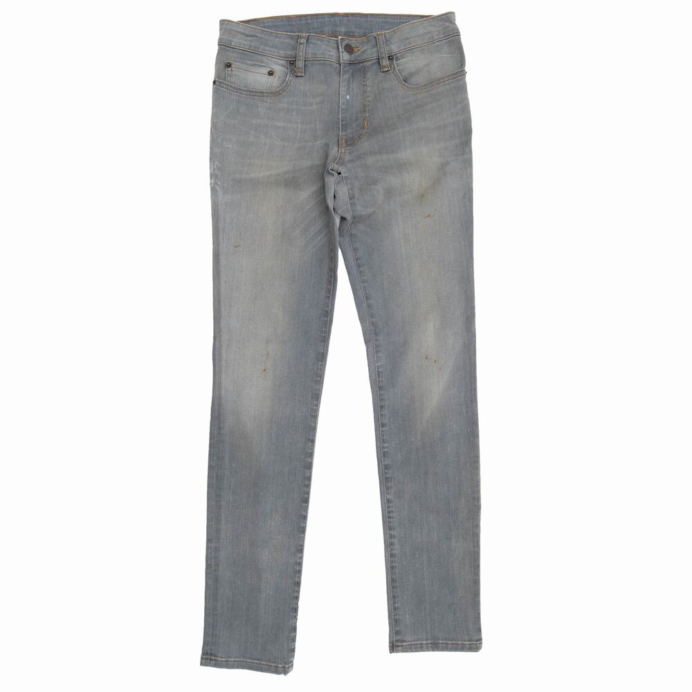 New 6397 Dirty Faded Gray Jeans Made In Italy Size 28